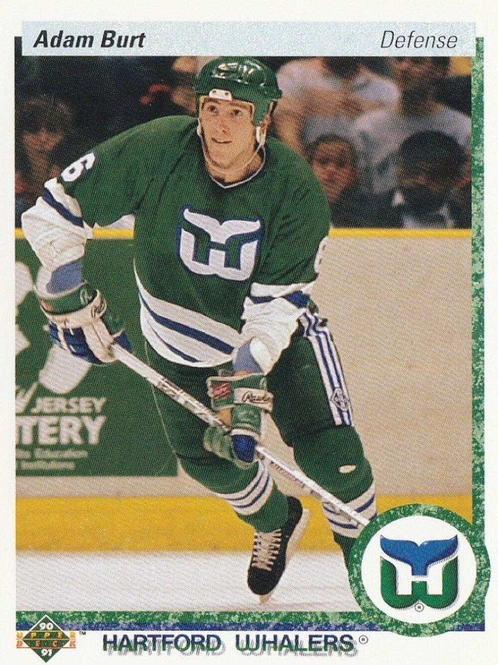 Adam Burt - 1990/1991 Upper Deck Hockey Card